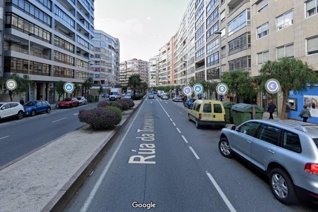 Espacioso Piso Con Garaje Cerca Del Centro De Виго Экстерьер фото